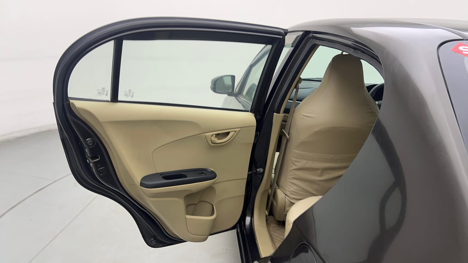 Used 2017 Honda Amaze 1.2 S i-VTEC Opt Petrol Manual interior LEFT REAR DOOR OPEN VIEW