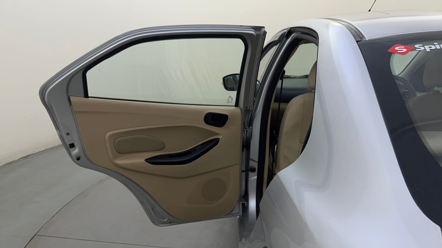 Used 2016 Ford Figo Aspire Trend 1.2 Ti-VCT Petrol Manual interior LEFT REAR DOOR OPEN VIEW