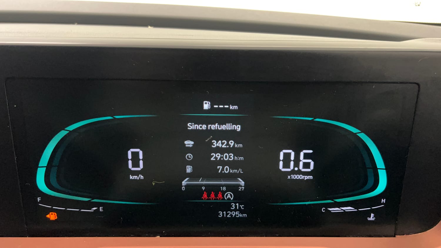 Used 2024 Hyundai Creta 1.5 MPi Petrol MT S(O) Petrol Manual interior CLUSTERMETER VIEW