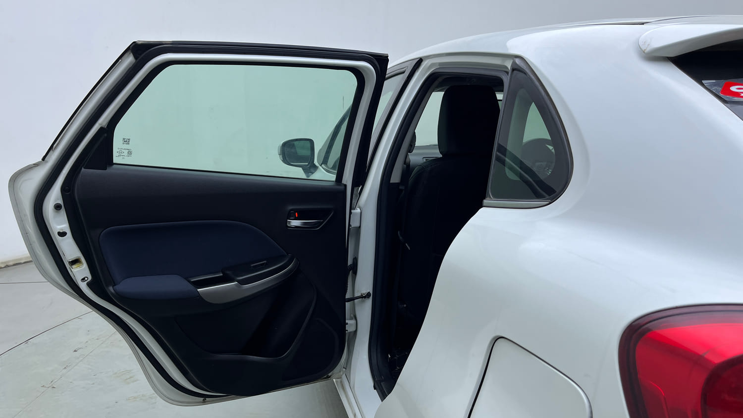 Used 2021 Maruti Suzuki Baleno Alpha Automatic Petrol Automatic interior LEFT REAR DOOR OPEN VIEW