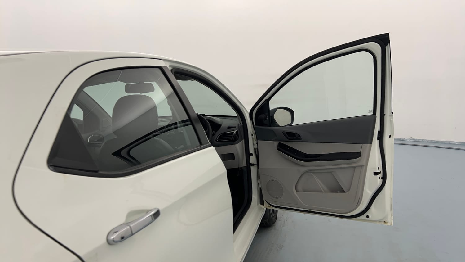Used 2026 Tata Tiago XT Petrol Manual interior RIGHT FRONT DOOR OPEN VIEW