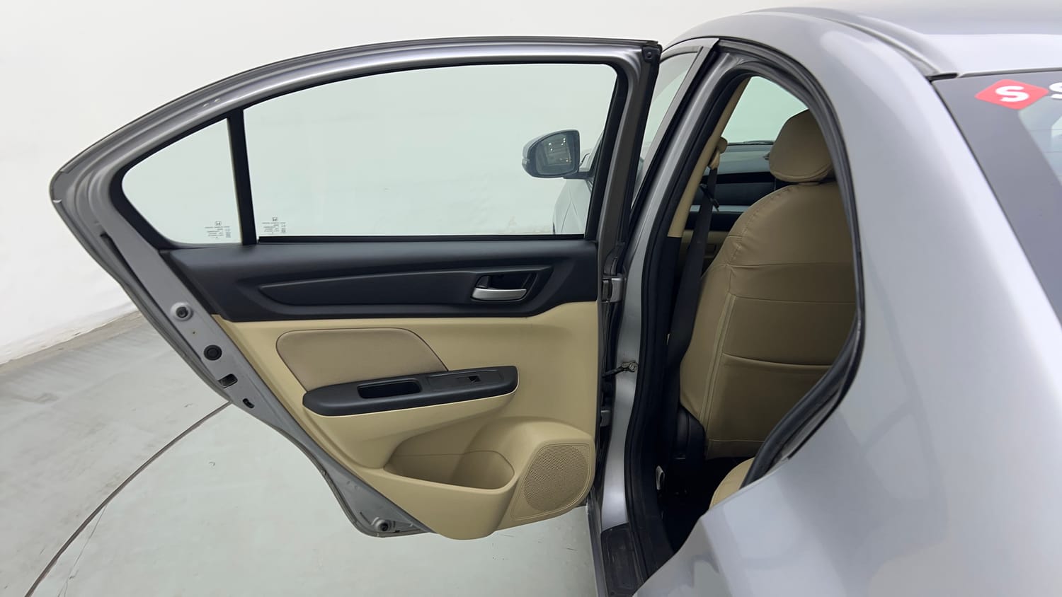 Used 2019 Honda Amaze 1.2 VX MT Petrol Petrol Manual interior LEFT REAR DOOR OPEN VIEW