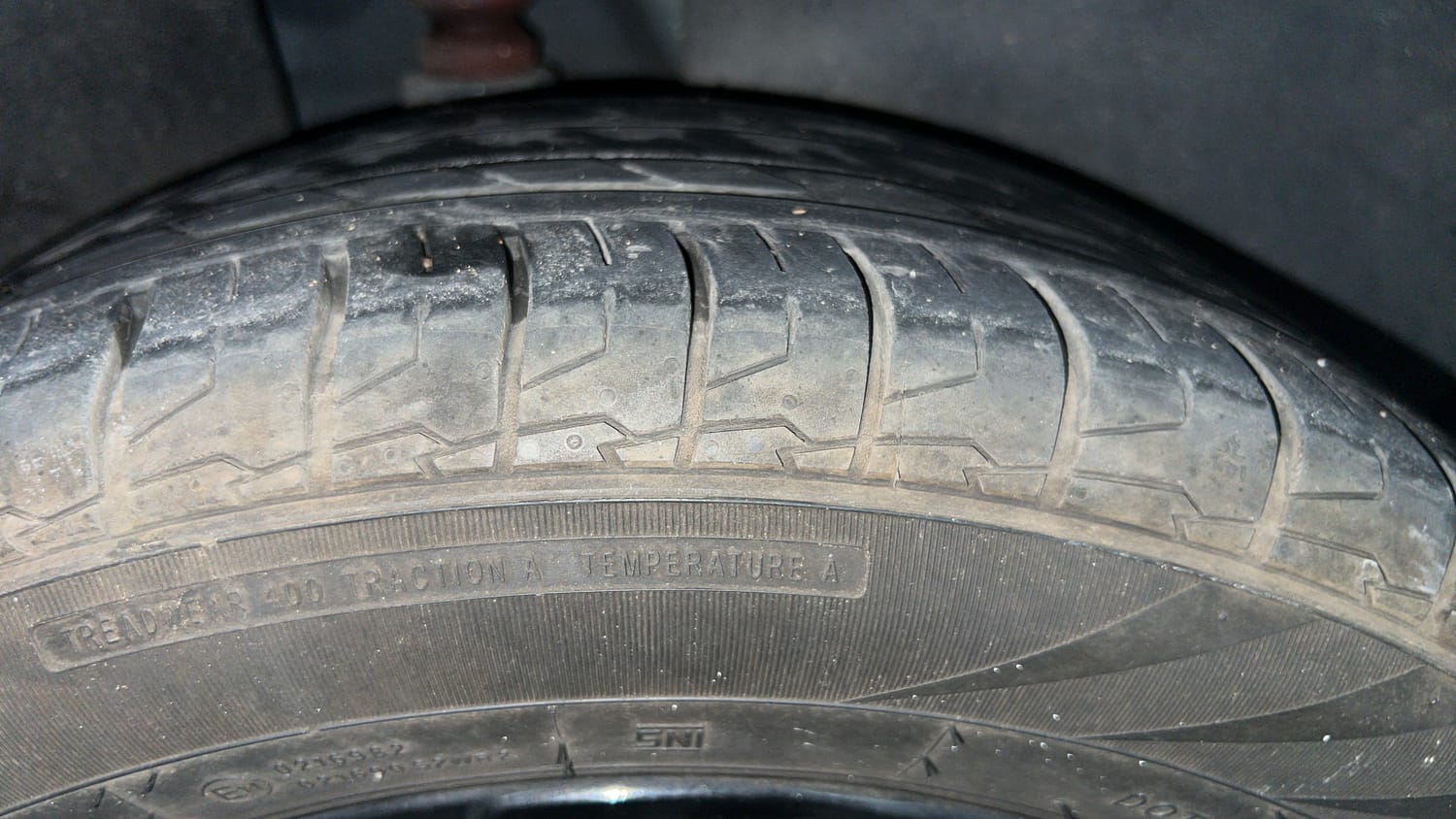 Used 2024 Hyundai Creta 1.5 MPi Petrol MT S(O) Petrol Manual tyres RIGHT REAR TYRE TREAD VIEW