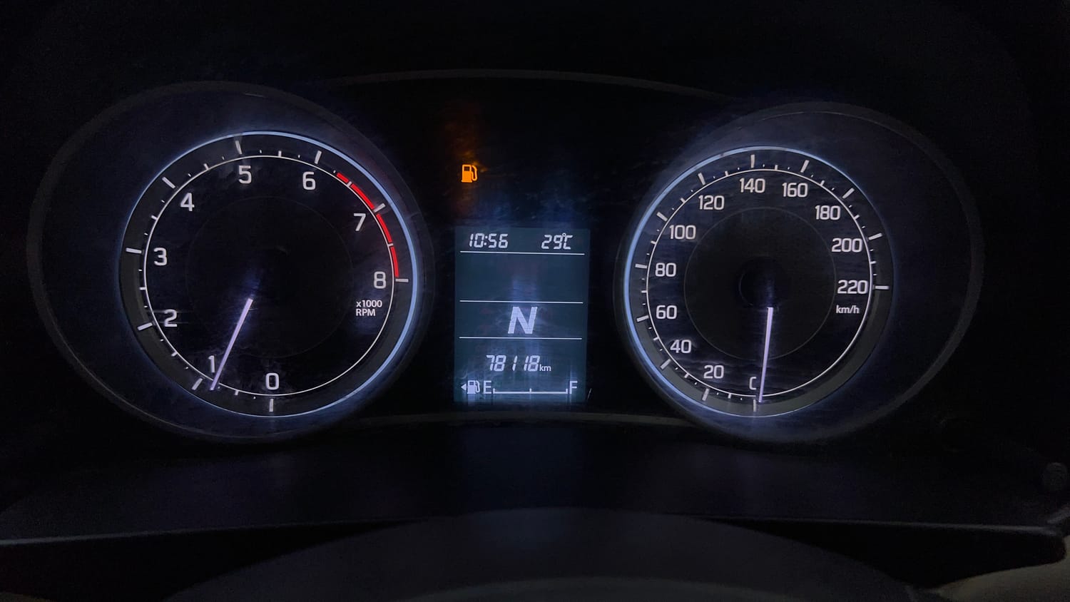 Used 2018 Maruti Suzuki Dzire VXi AMT Petrol Automatic interior CLUSTERMETER VIEW