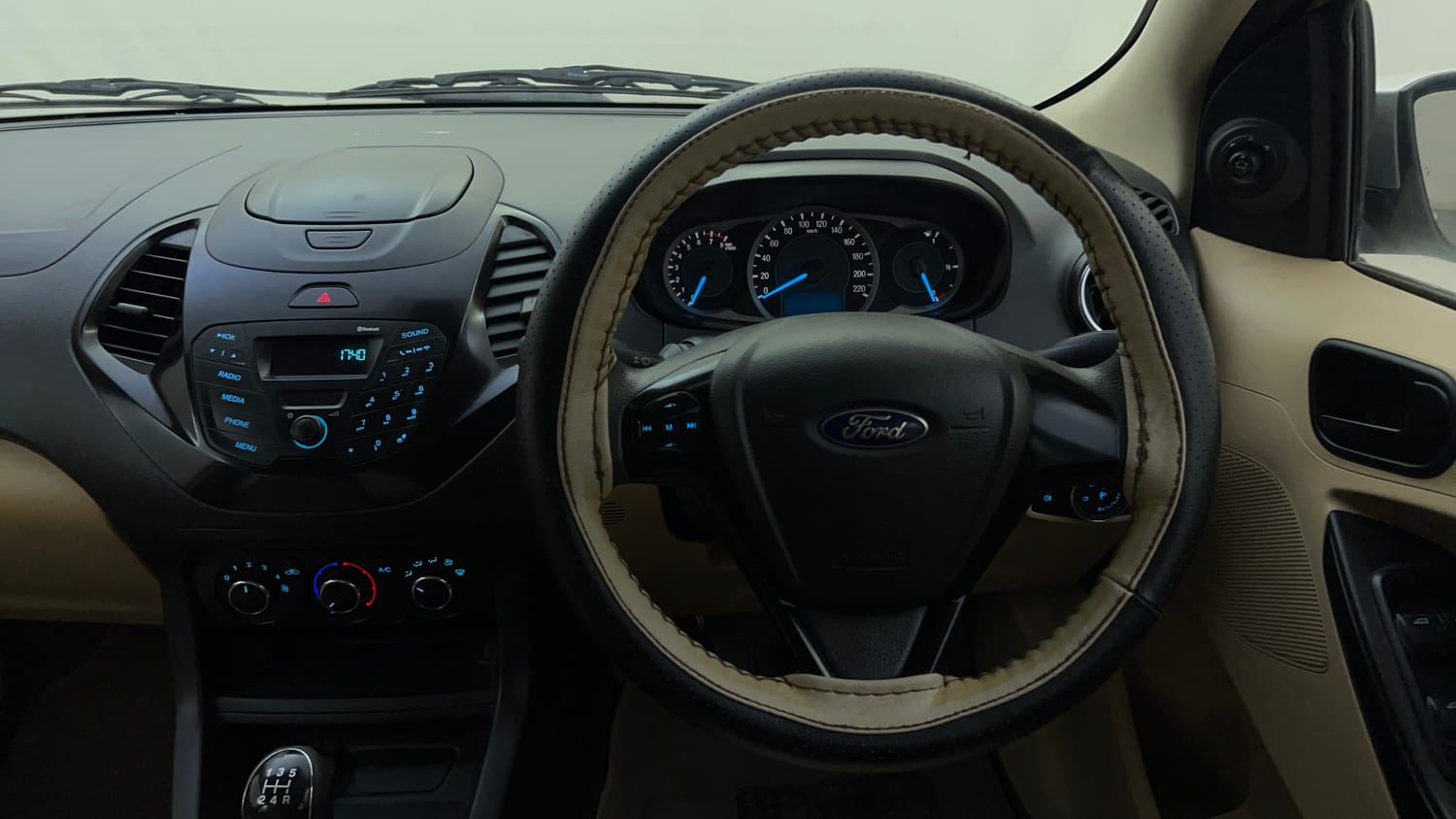 Used 2016 Ford Figo Aspire Trend 1.2 Ti-VCT Petrol Manual interior STEERING VIEW