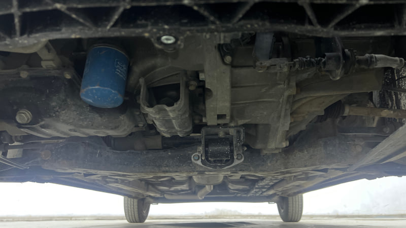 Used 2014 Hyundai Grand i10 Asta 1.2 Kappa VTVT Petrol Manual extra FRONT LEFT UNDERBODY VIEW