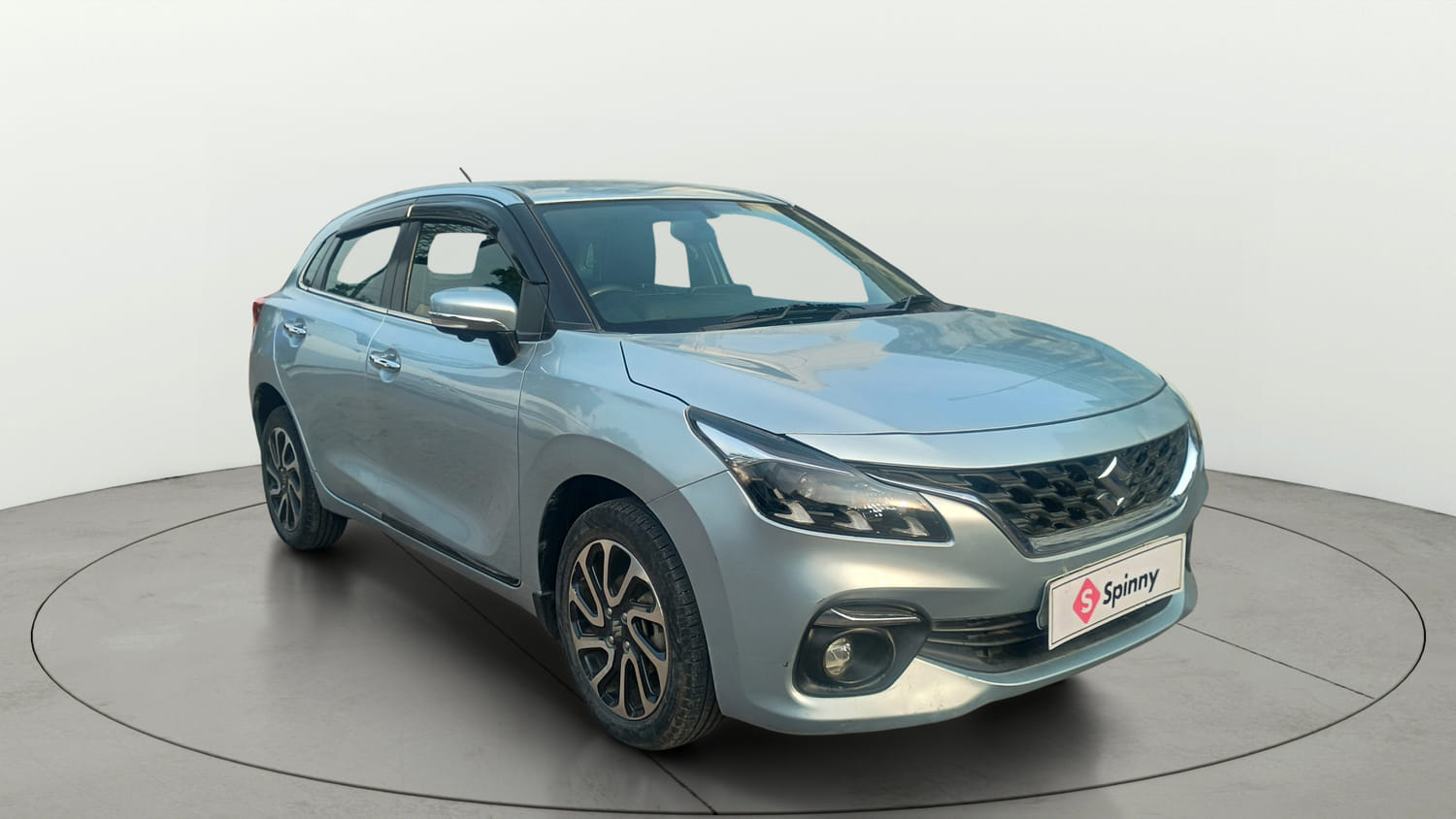 Used 2022 Maruti Suzuki Baleno Alpha MT Petrol Manual exterior RIGHT FRONT CORNER VIEW