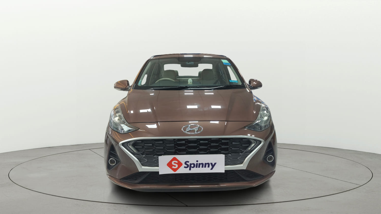 Used 2022 Hyundai Aura SX 1.2 Petrol Petrol Manual exterior FRONT VIEW
