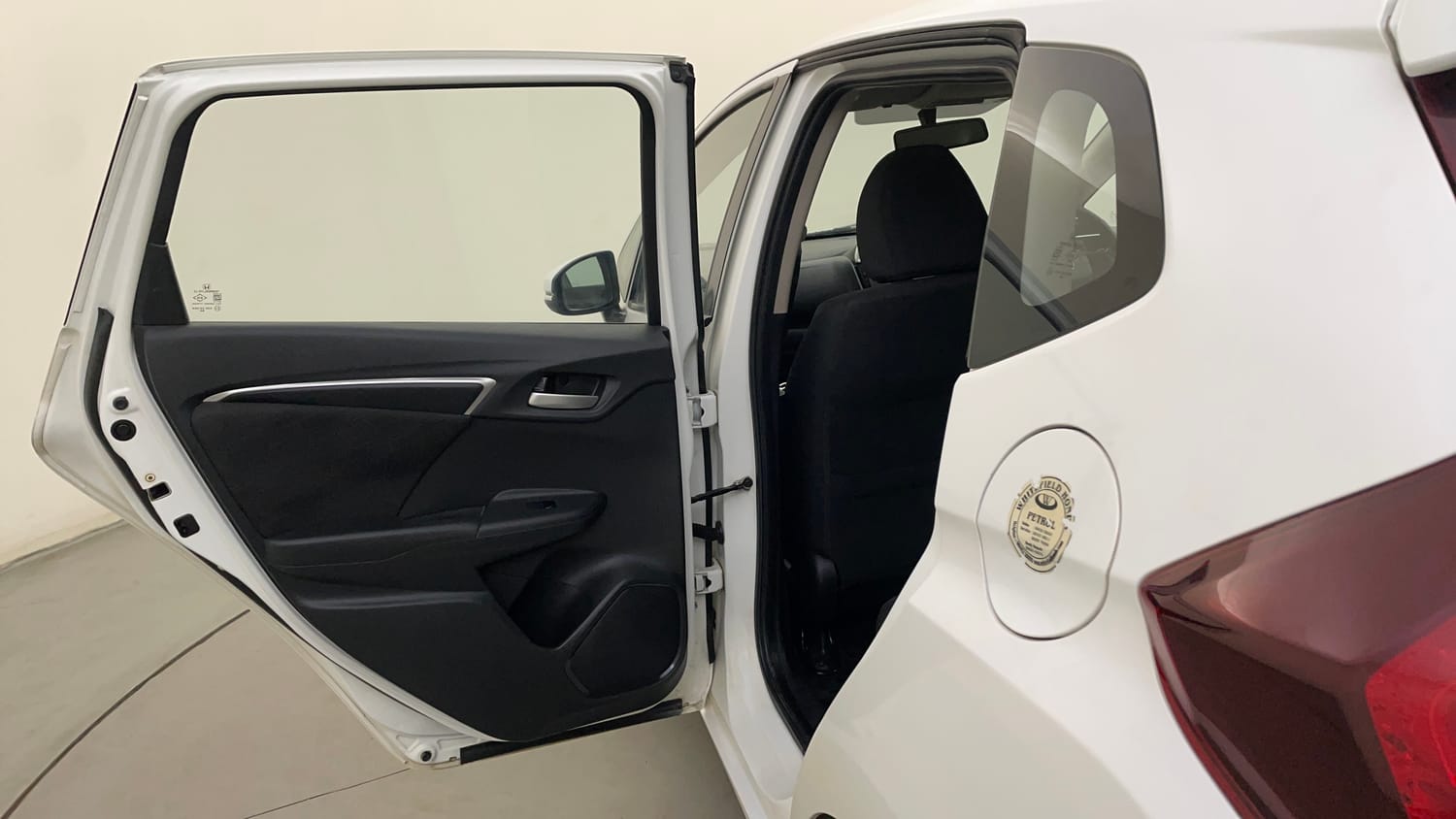 Used 2018 Honda Jazz VX Petrol Petrol Manual interior LEFT REAR DOOR OPEN VIEW