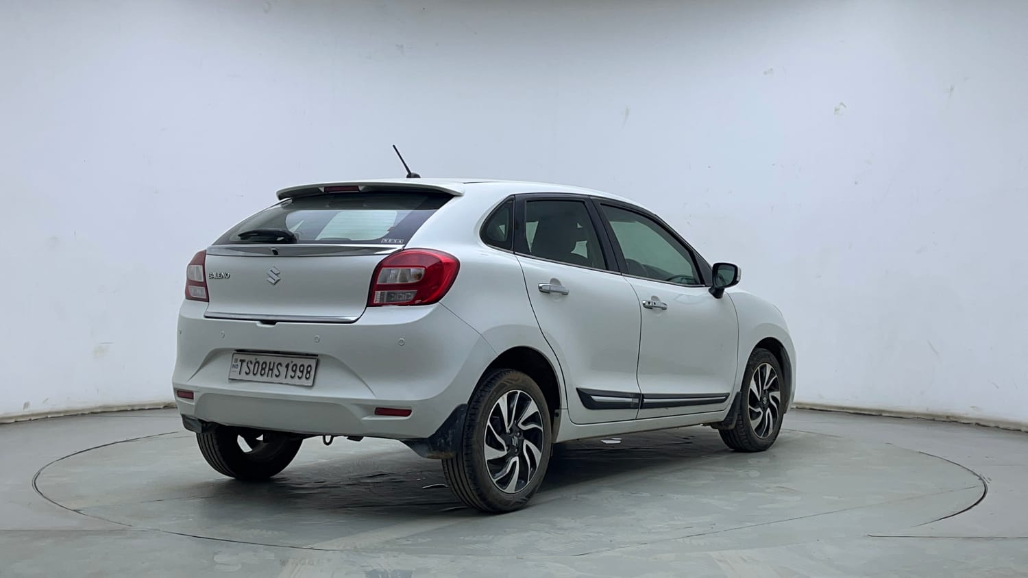 Used 2021 Maruti Suzuki Baleno Alpha Automatic Petrol Automatic exterior RIGHT REAR CORNER VIEW