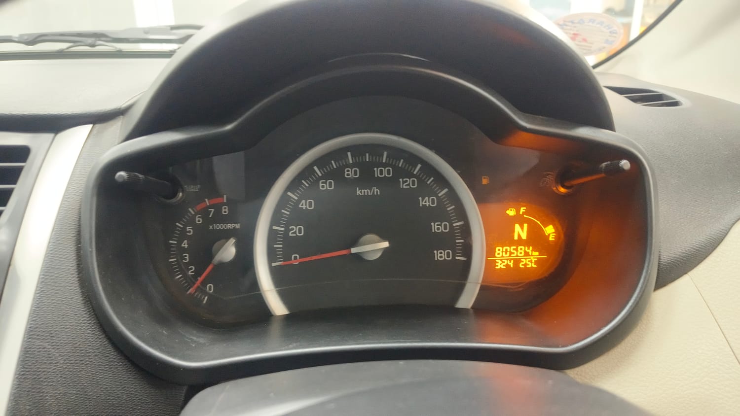 Used 2016 Maruti Suzuki Celerio VXi AMT Petrol Automatic interior CLUSTERMETER VIEW