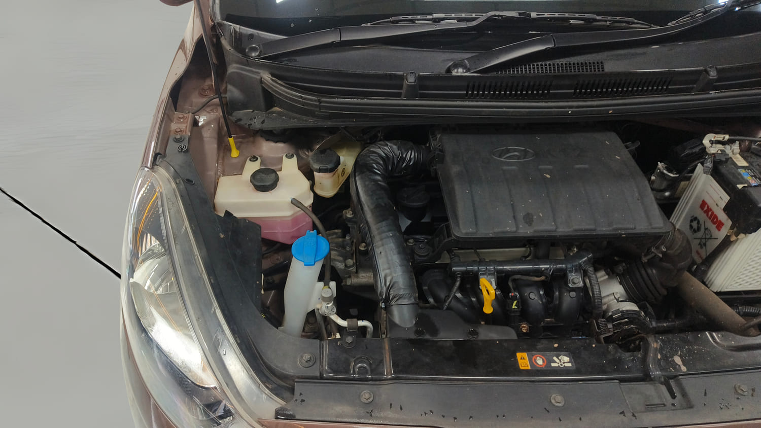 Used 2022 Hyundai Aura SX 1.2 Petrol Petrol Manual engine ENGINE RIGHT SIDE VIEW