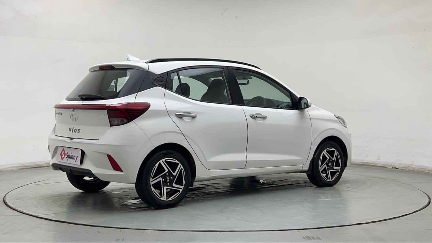 Used 2023 Hyundai Grand i10 Nios Asta 1.2 Kappa VTVT Petrol Manual exterior RIGHT REAR CORNER VIEW