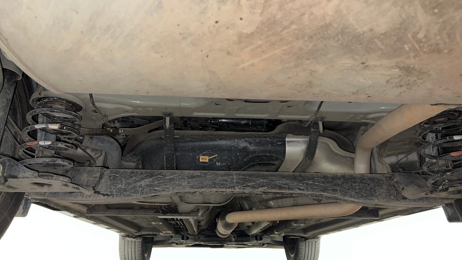 Used 2022 Kia Seltos GTX Plus 1.4 Petrol Manual extra REAR UNDERBODY VIEW (TAKEN FROM REAR)