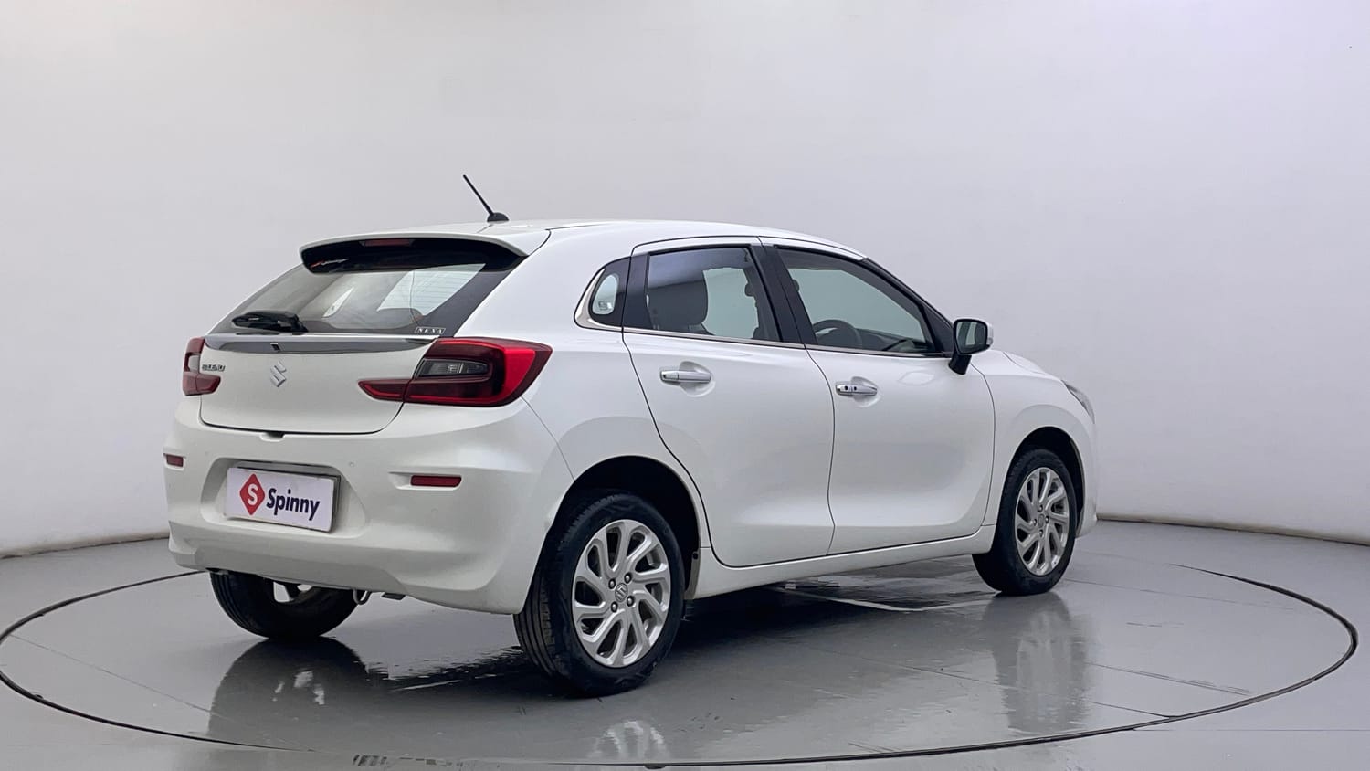 Used 2022 Maruti Suzuki Baleno Zeta AGS Petrol Automatic exterior RIGHT REAR CORNER VIEW