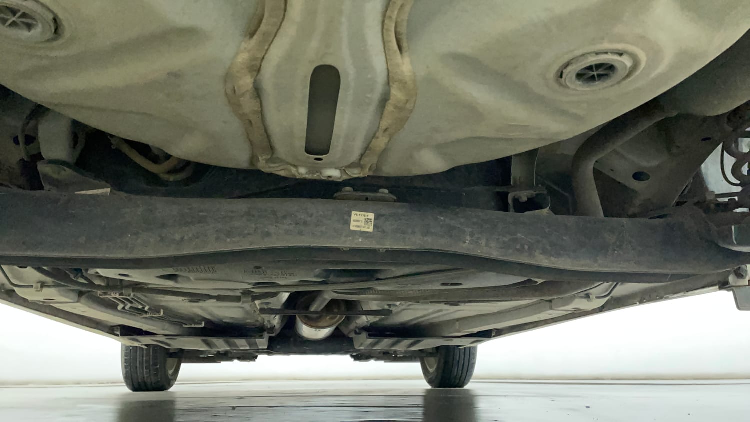 Used 2022 Maruti Suzuki Baleno Zeta AGS Petrol Automatic extra REAR UNDERBODY VIEW (TAKEN FROM REAR)