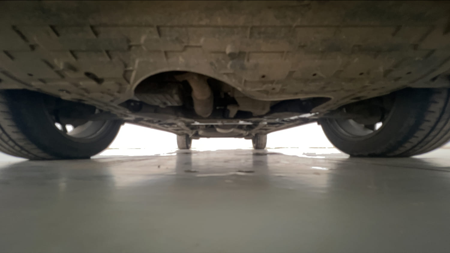 Used 2022 MG Motors Hector Sharp 1.5 Petrol Turbo Hybrid MT Hybrid Manual extra FRONT LEFT UNDERBODY VIEW