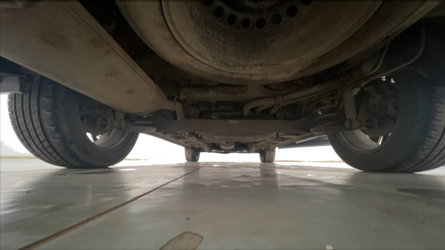 Used 2022 MG Motors Hector Sharp 1.5 Petrol Turbo Hybrid MT Hybrid Manual extra REAR UNDERBODY VIEW (TAKEN FROM REAR)