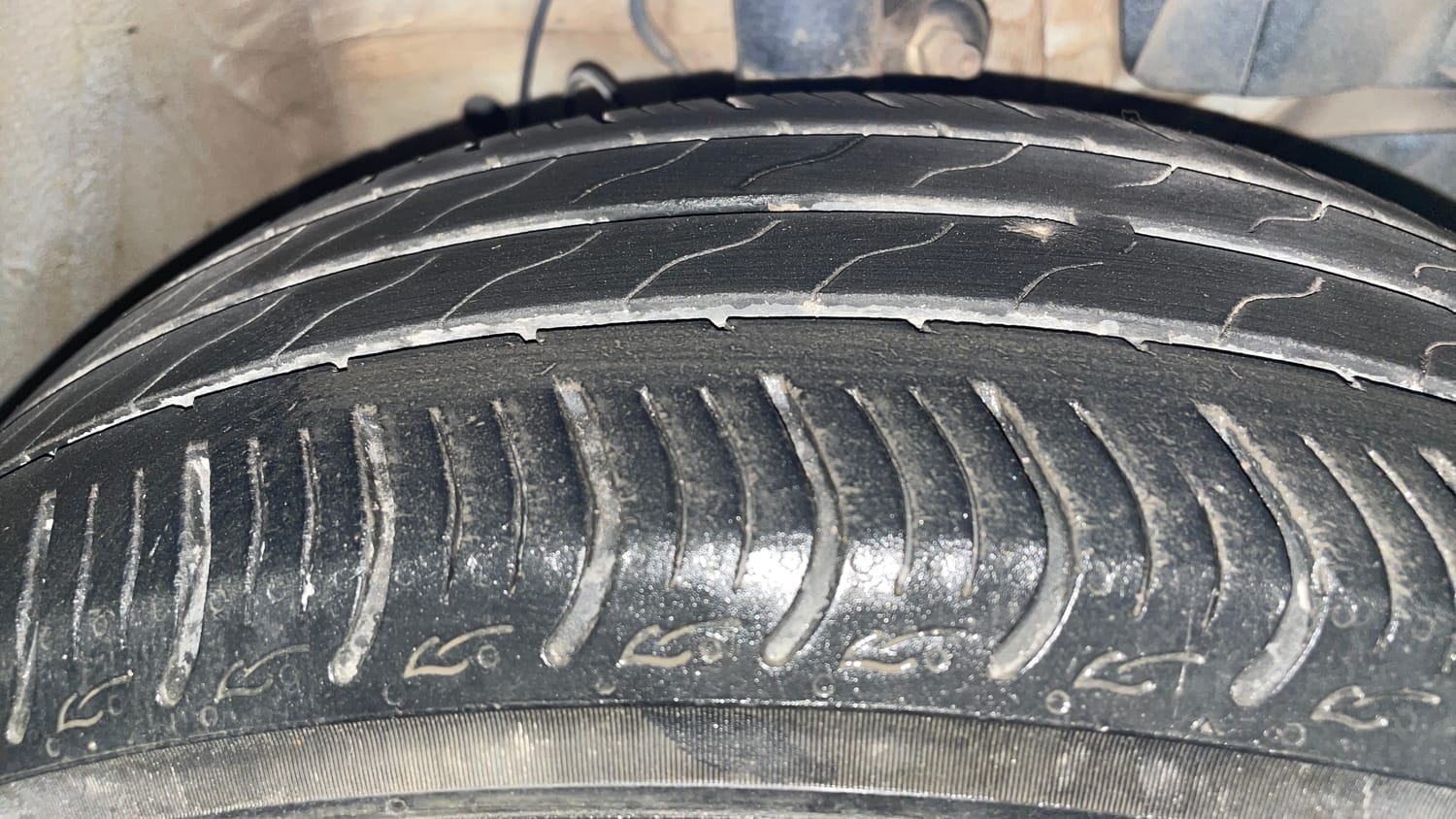 Used 2018 Honda Jazz VX Petrol Petrol Manual tyres RIGHT FRONT TYRE TREAD VIEW