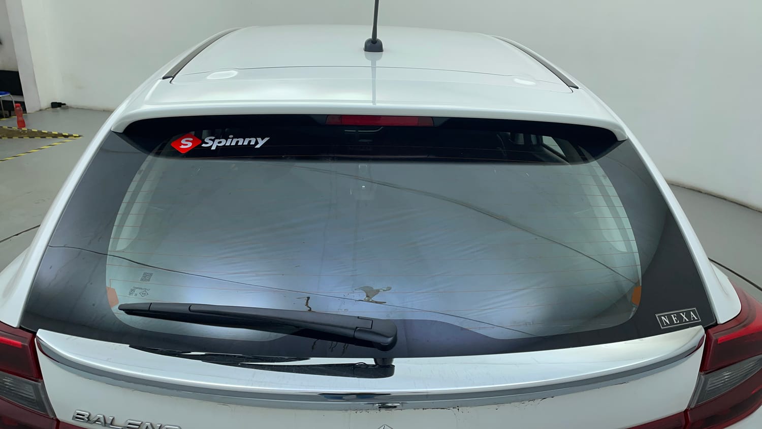 Used 2022 Maruti Suzuki Baleno Zeta AGS Petrol Automatic exterior BACK WINDSHIELD VIEW