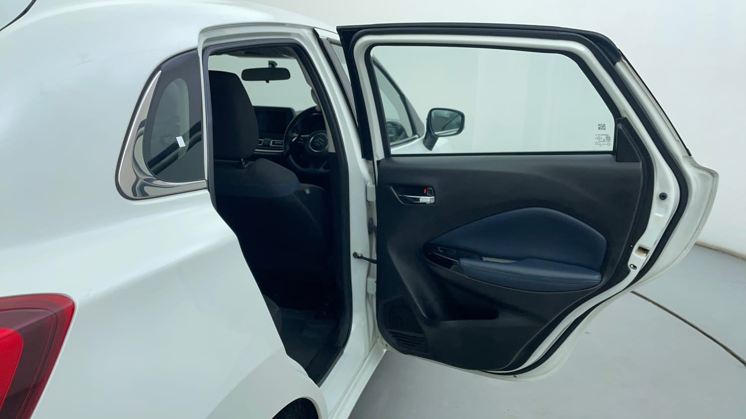 Used 2022 Maruti Suzuki Baleno Zeta AGS Petrol Automatic interior RIGHT REAR DOOR OPEN VIEW