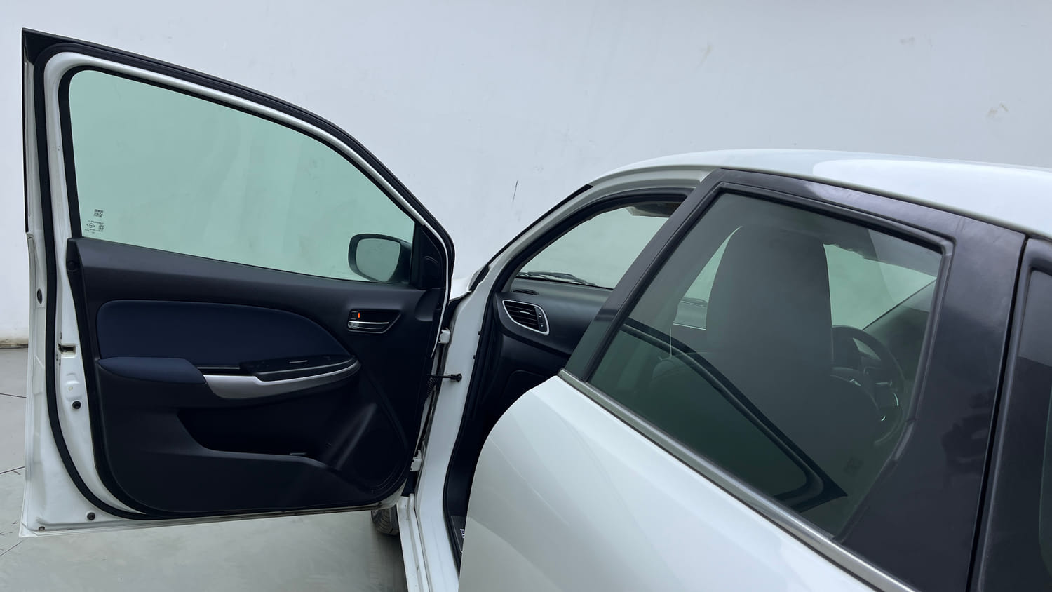 Used 2021 Maruti Suzuki Baleno Alpha Automatic Petrol Automatic interior LEFT FRONT DOOR OPEN VIEW