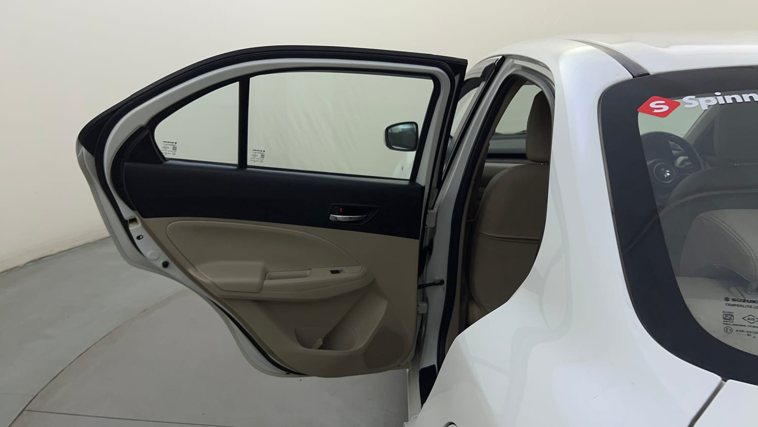 Used 2018 Maruti Suzuki Dzire VXi AMT Petrol Automatic interior LEFT REAR DOOR OPEN VIEW