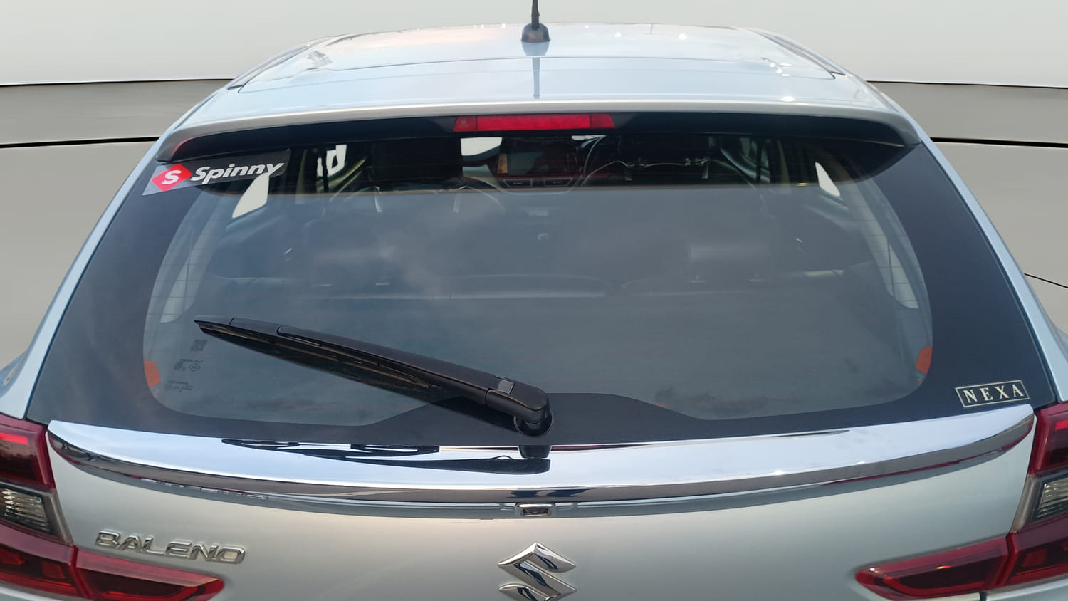 Used 2022 Maruti Suzuki Baleno Alpha MT Petrol Manual exterior BACK WINDSHIELD VIEW