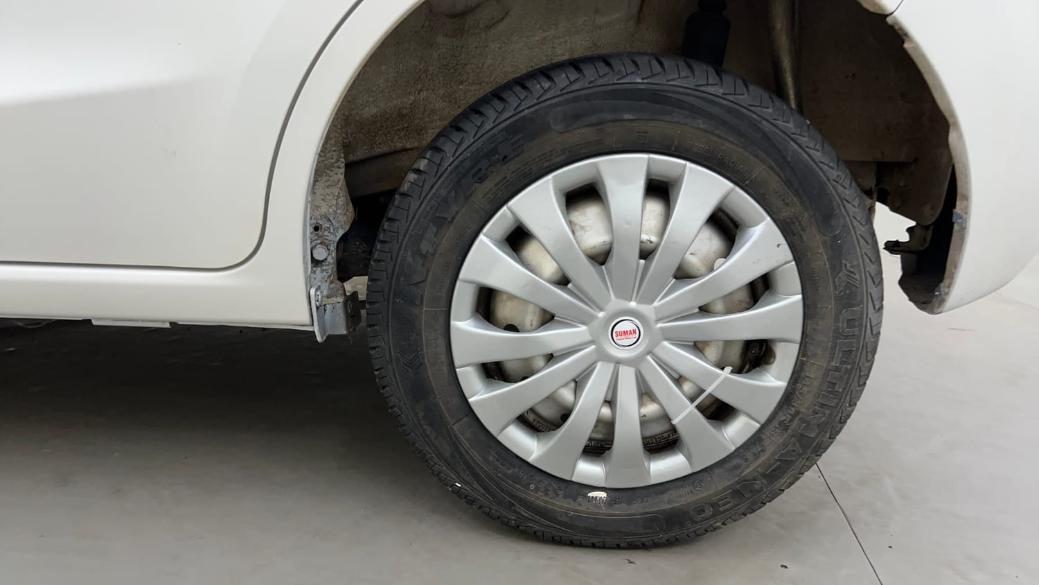 Used 2022 Maruti Suzuki Alto K10 LXi Petrol Manual tyres LEFT REAR TYRE RIM VIEW