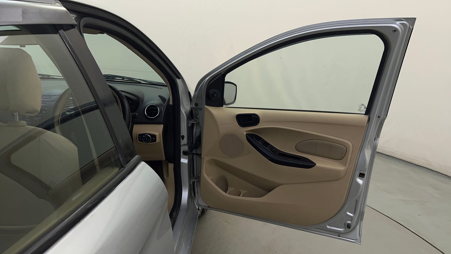 Used 2016 Ford Figo Aspire Trend 1.2 Ti-VCT Petrol Manual interior RIGHT FRONT DOOR OPEN VIEW