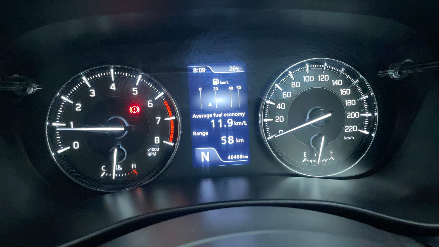Used 2022 Maruti Suzuki Baleno Zeta AGS Petrol Automatic interior CLUSTERMETER VIEW