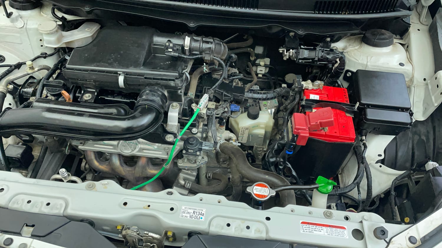 Used 2022 Maruti Suzuki Baleno Zeta AGS Petrol Automatic engine ENGINE LEFT SIDE VIEW