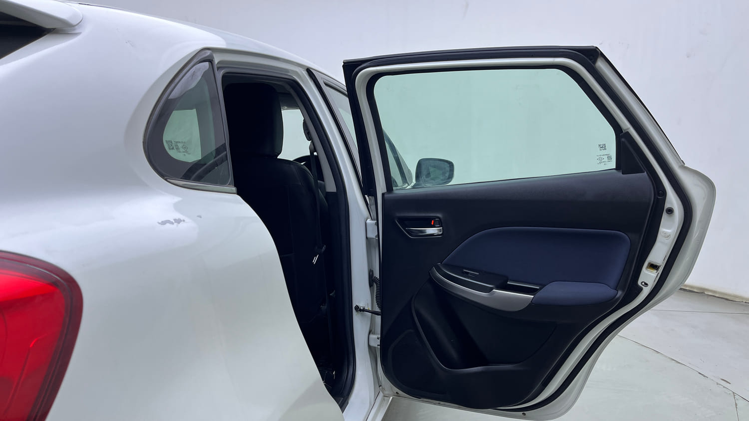 Used 2021 Maruti Suzuki Baleno Alpha Automatic Petrol Automatic interior RIGHT REAR DOOR OPEN VIEW
