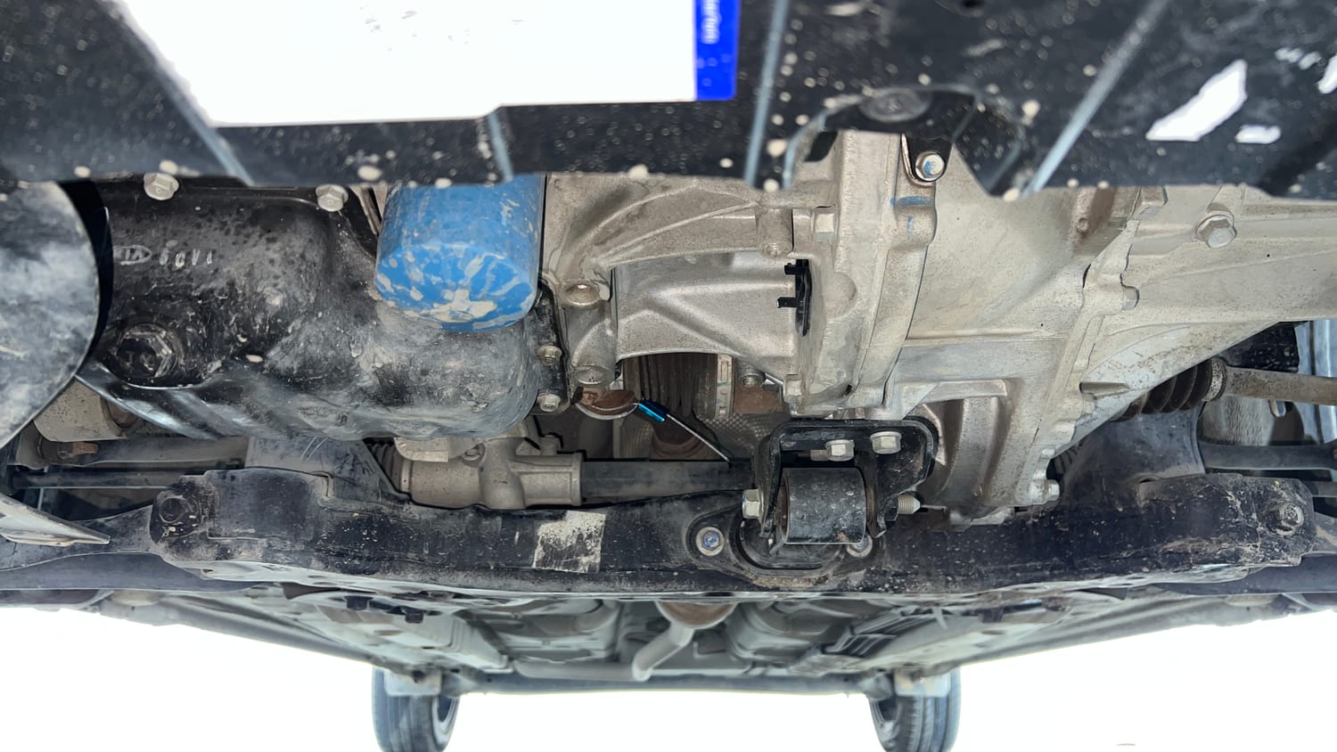 Used 2023 Hyundai Grand i10 Nios Asta 1.2 Kappa VTVT Petrol Manual extra FRONT LEFT UNDERBODY VIEW