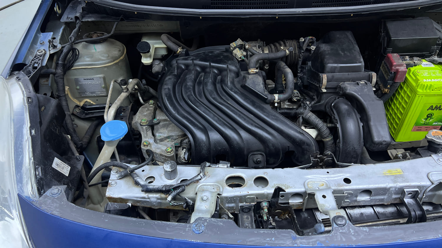 Used 2013 Nissan Sunny XL Petrol Manual engine ENGINE RIGHT SIDE VIEW