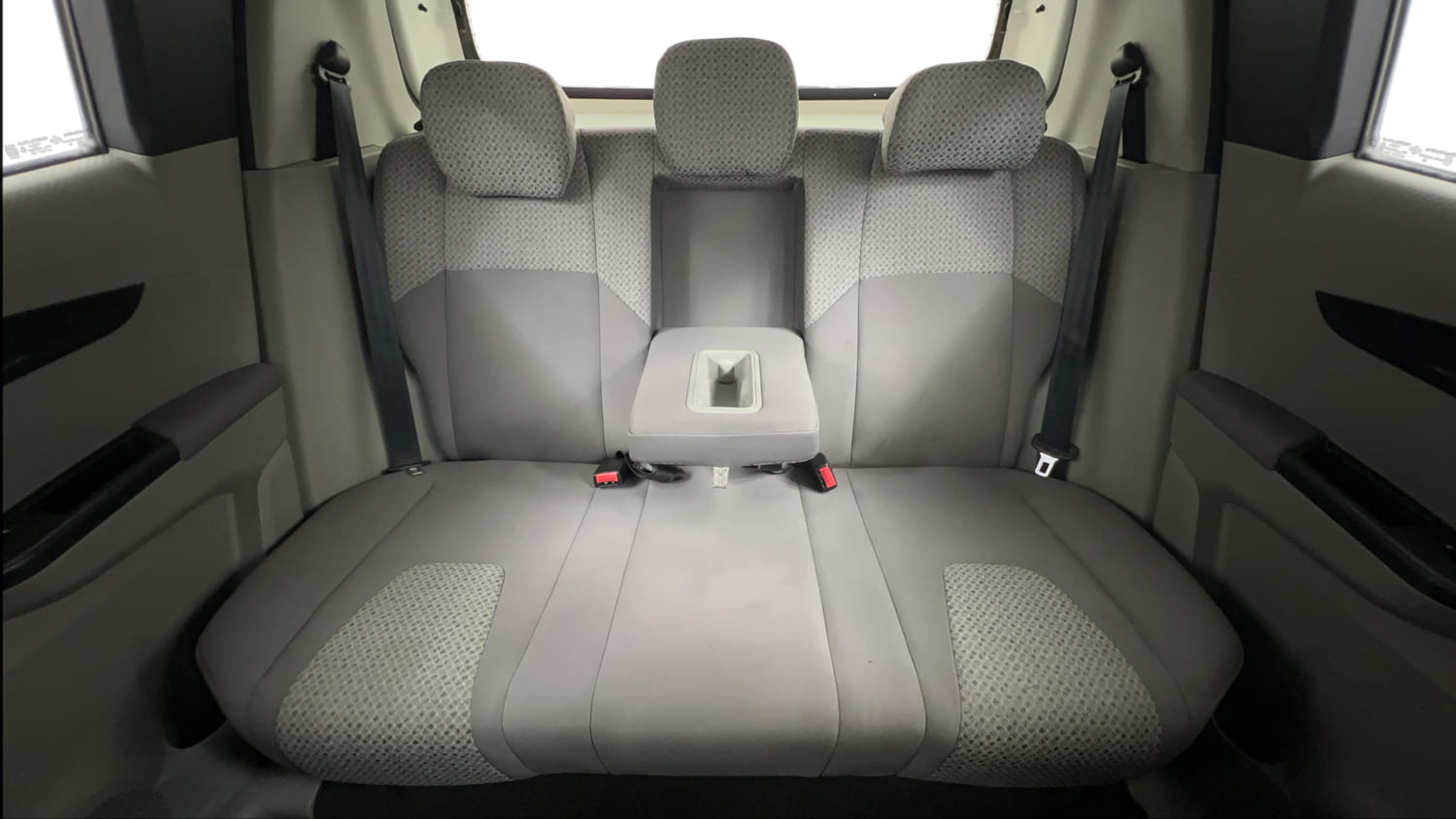 Used 2017 Mahindra KUV100 K8 6 STR Petrol Manual interior REAR SEAT CONDITION VIEW