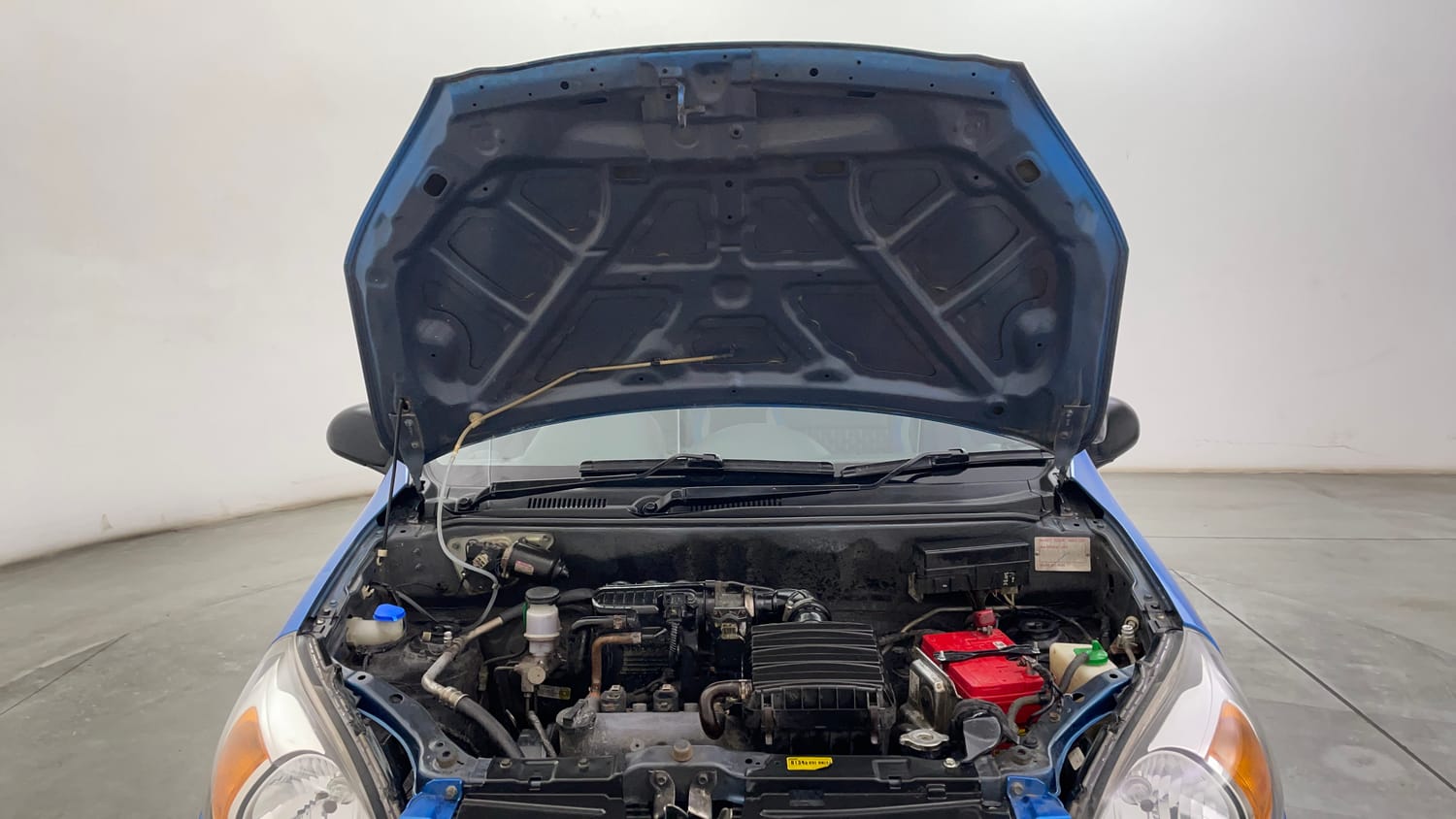 Used 2017 Maruti Suzuki Alto 800 VXi (O) Petrol Manual engine ENGINE & BONNET OPEN FRONT VIEW