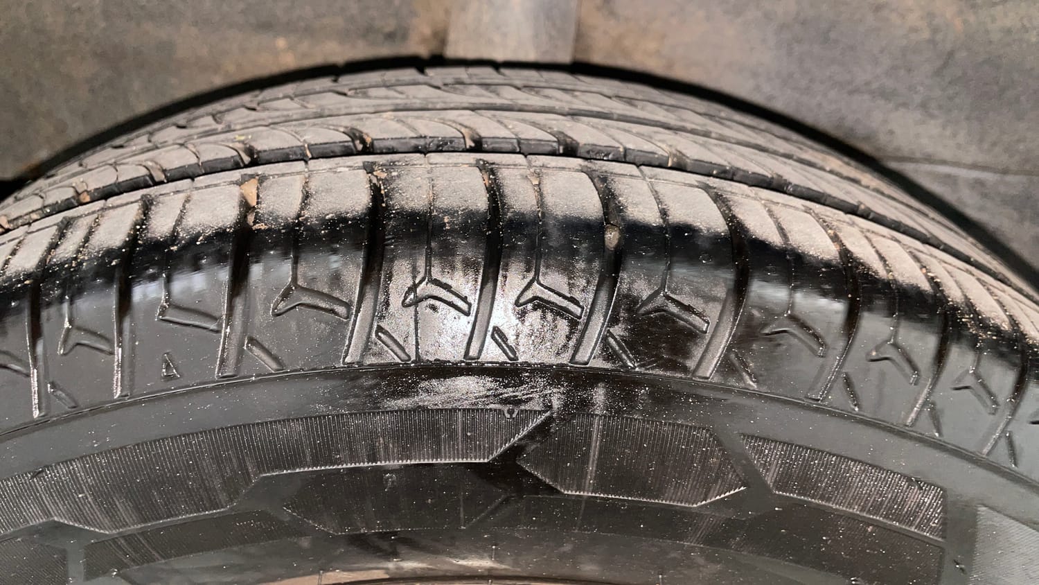 Used 2020 Hyundai Santro Sportz AMT Petrol Automatic tyres RIGHT REAR TYRE TREAD VIEW
