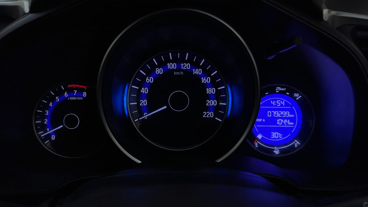 Used 2020 Honda WR-V VX MT Petrol Petrol Manual interior CLUSTERMETER VIEW