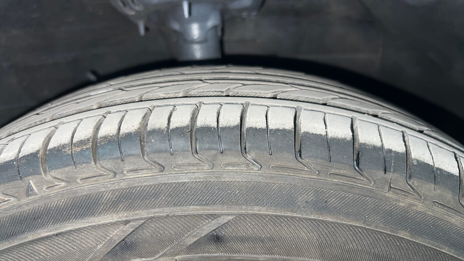 Used 2018 Hyundai Santro Magna Petrol Manual tyres RIGHT FRONT TYRE TREAD VIEW
