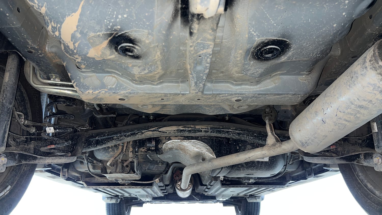 Used 2026 Maruti Suzuki Grand Vitara Delta Smart Hybrid Petrol Manual extra REAR UNDERBODY VIEW (TAKEN FROM REAR)