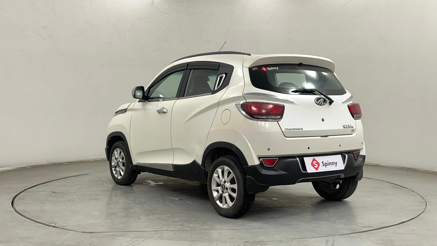 Used 2017 Mahindra KUV100 K8 6 STR Petrol Manual exterior LEFT REAR CORNER VIEW
