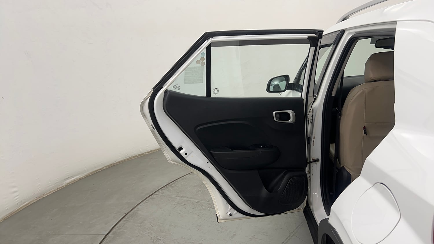 Used 2019 Hyundai Venue SX Plus 1.0 Turbo DCT Petrol Automatic interior LEFT REAR DOOR OPEN VIEW