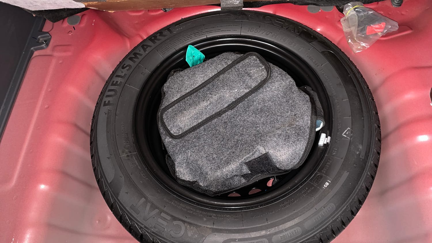 Used 2023 Hyundai Grand i10 Nios Sportz 1.2 Kappa VTVT Petrol Manual tyres SPARE TYRE VIEW