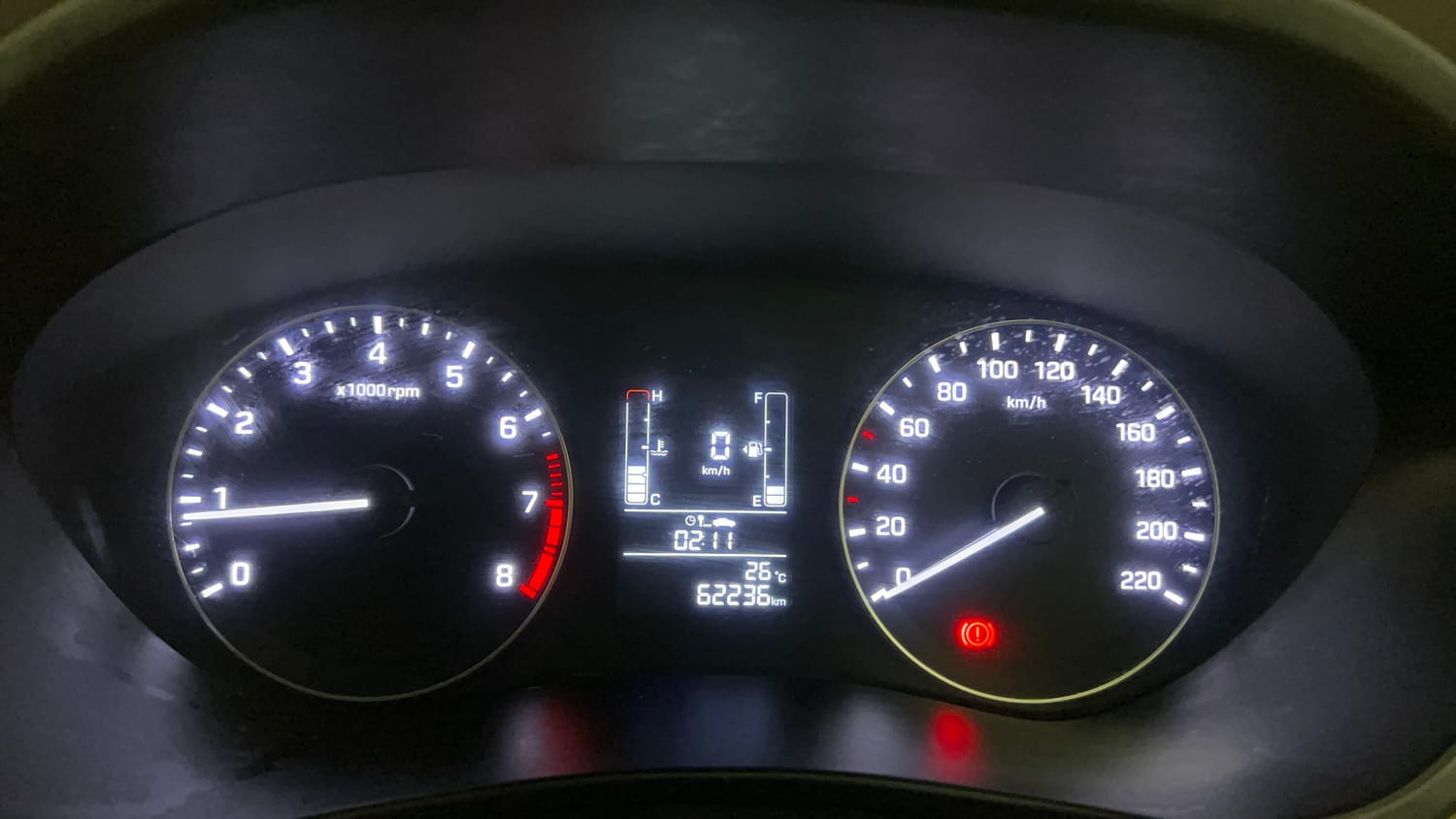 Used 2018 Hyundai Elite i20 Magna Executive 1.2 Petrol Manual interior CLUSTERMETER VIEW