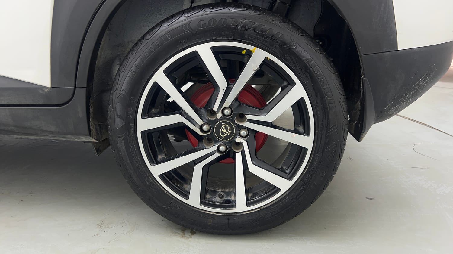 Used 2024 Hyundai Exter SX 1.2 MT Petrol Manual tyres LEFT REAR TYRE RIM VIEW