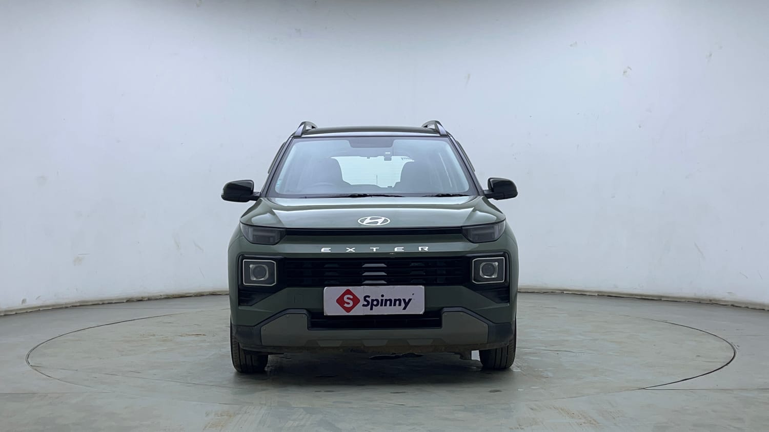 Used 2025 Hyundai Exter SX (O) Connect 1.2 AMT Dual Tone Petrol Automatic exterior FRONT VIEW