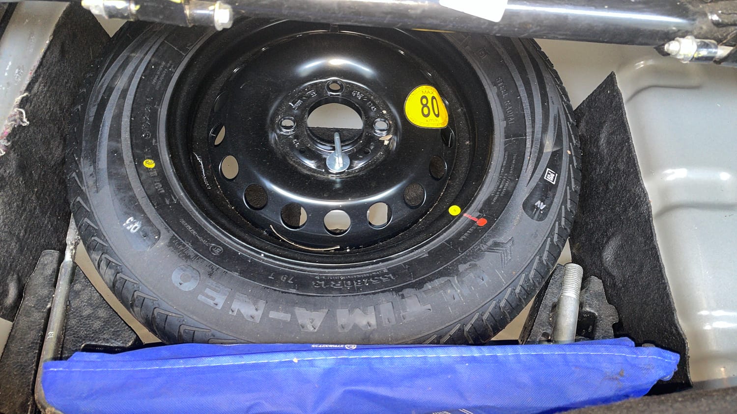 Used 2022 Tata Tigor XZ Plus CNG Cng Manual tyres SPARE TYRE VIEW