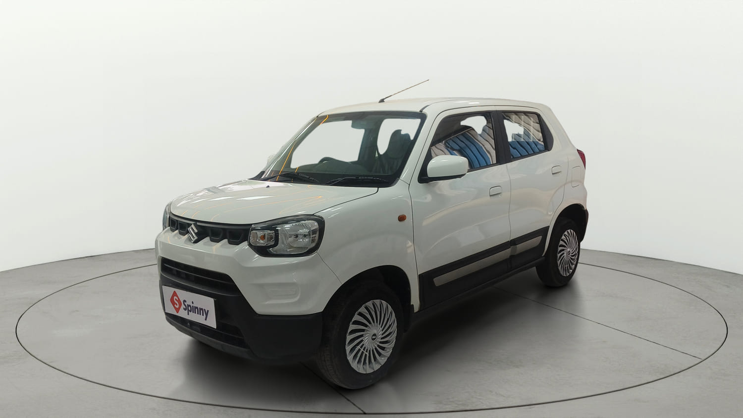 Used 2023 Maruti Suzuki S-Presso VXi Plus (O) AMT Petrol Automatic exterior LEFT FRONT CORNER VIEW