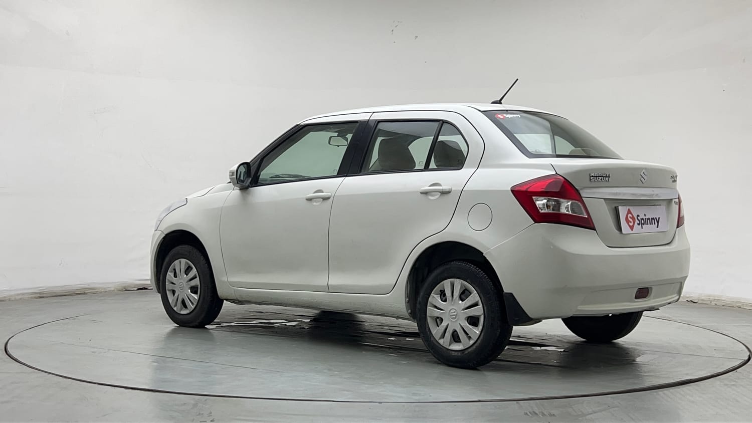 Used 2014 Maruti Suzuki Swift Dzire VXI Petrol Manual exterior LEFT REAR CORNER VIEW